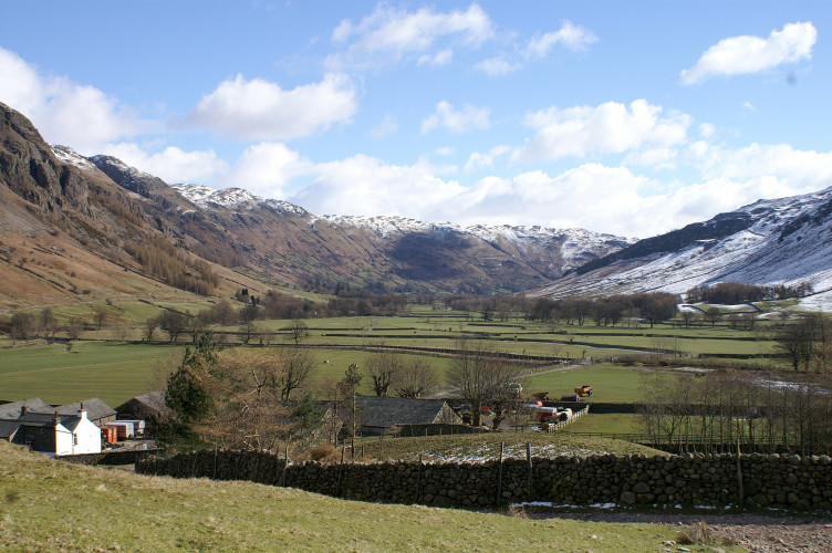 Looking back down Langdale Looking back down Langdale