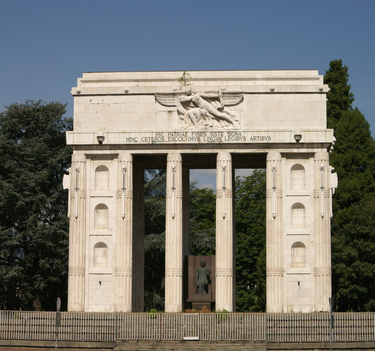 Monument near the river Monument near the river
