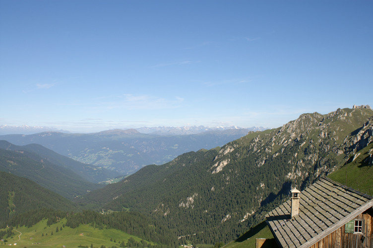Mountains stretching out into the distance Mountains stretching out into the distance