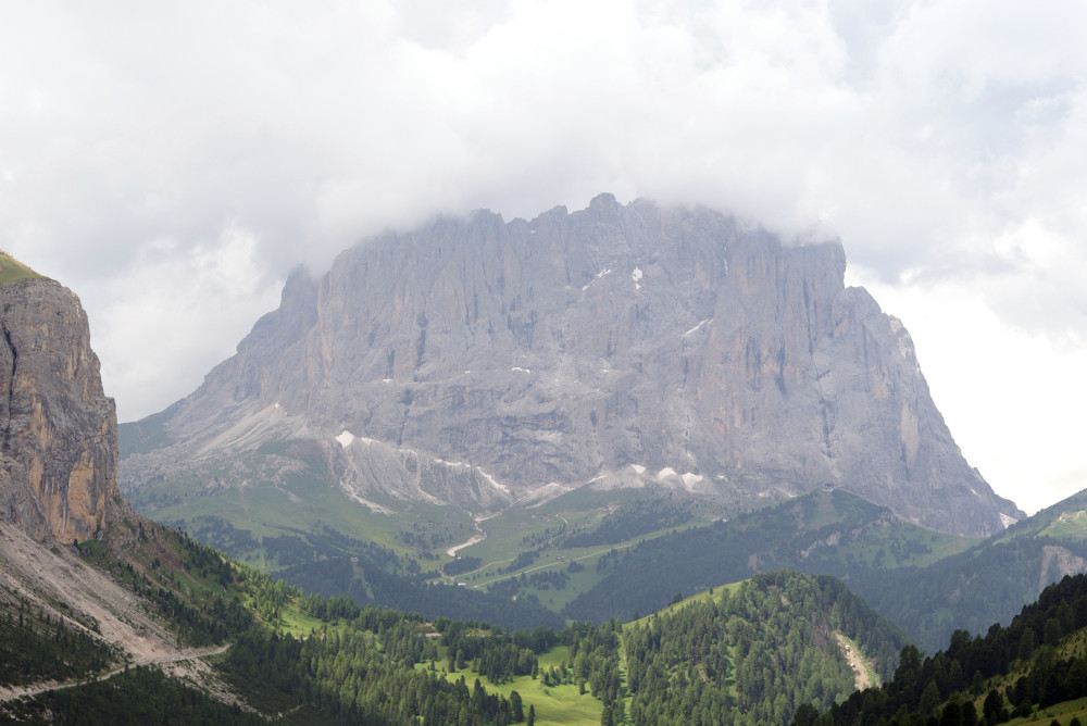 Sassolungo in the West Sassolungo in the West