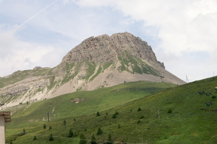 Castellaz from Passo Rolle Castellaz from Passo Rolle