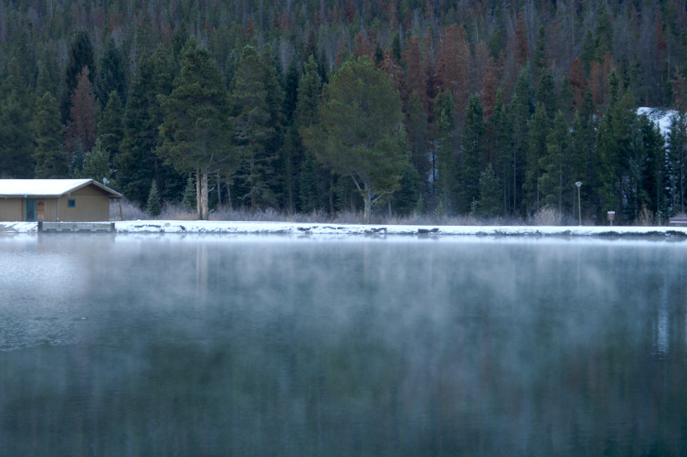 Mist on the lake Mist on the lake