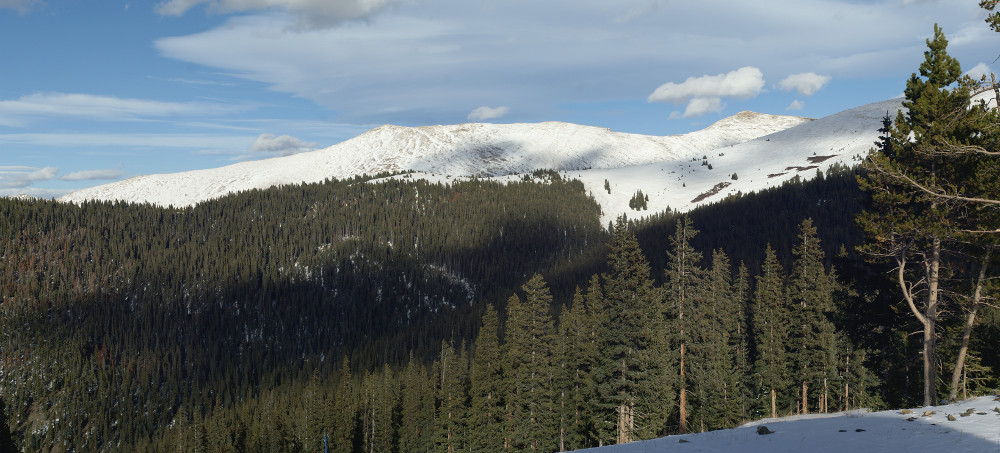 Looking across to Independence Mountain Looking across to Independence Mountain