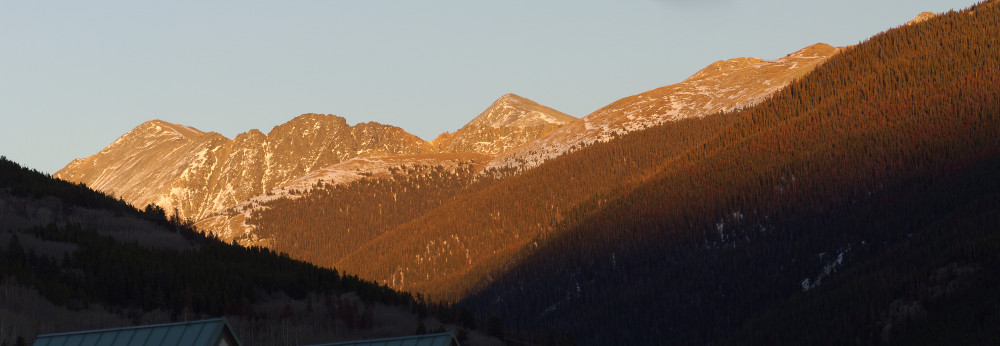 Sunset on No Name Gulch Sunset on No Name Gulch
